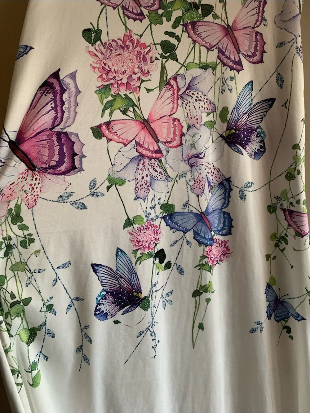 🦋Butterfly Maxi Dress Sundress — White Unbranded NWOT Never Worn - Picture 2 of 9